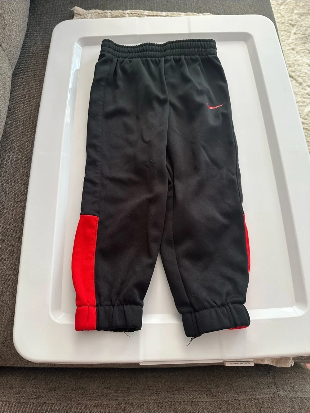 Nike Red and Black Kids Hoodie & Joggers Set